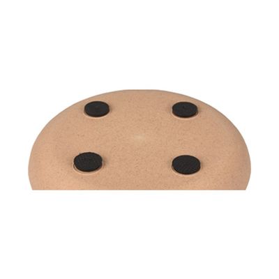Gamelle avec écuelle en inox Rimboé 470 ml  anti-dérapant couleur taupe. po