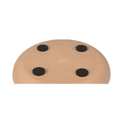 Gamelle avec écuelle en inox Rimboé 470 ml  anti-dérapant couleur taupe. po