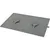 Tapis écuelle silicone ventouse 48 x 30 cm gris pour chien