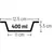 Gamelle ø12.5 cm 400 ml pour eau ou nourriture a double paroi, pour chat ou