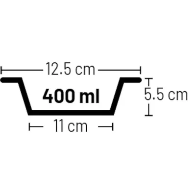 Gamelle ø12.5 cm 400 ml pour eau ou nourriture a double paroi, pour chat ou