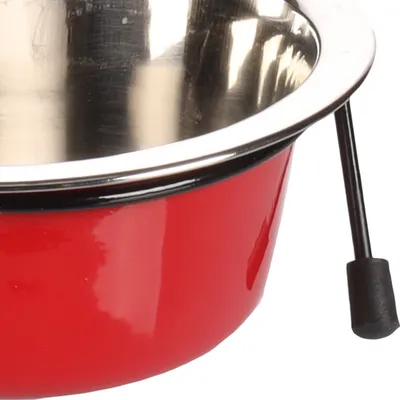 Flamingo - Ecuelle duo ø 13 cm 380 ml avec support Arjun  S pour chien