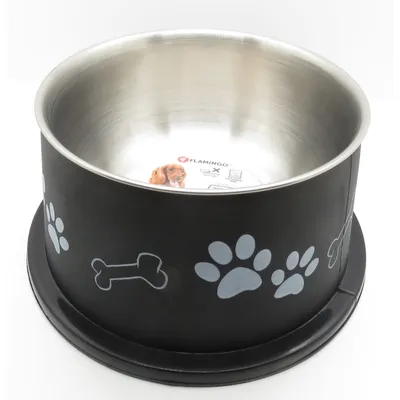 Flamingo - Ecuelle Kena ø15 cm 900 ml pour chien à longues oreilles