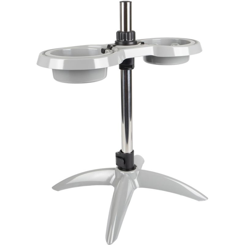 animallparadise - Support et gamelles mélamine . taille S. 600 et 800 ml. p