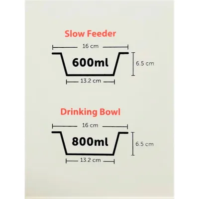 Support et gamelles mélamine . taille S. 600 et 800 ml. pour chiens.