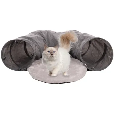 Tunnel avec coin repos ø 28 x 95 cm pour chat