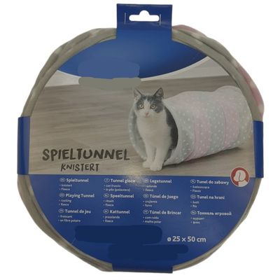 Tunnel de jeu ø25 × 50 cm,  pour chat