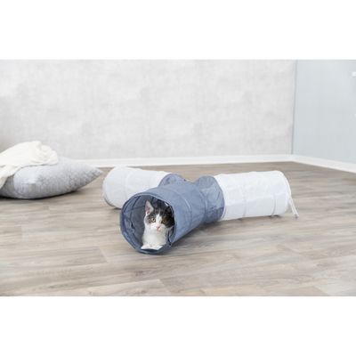 Tunnel de jeu 4 ouvertures pour chat ø 22 x 50 cm