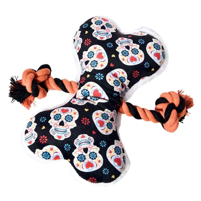 Doogy Peluche os Dia de Muertos avec corde Doogy Peluche os Dia de Muertos avec corde