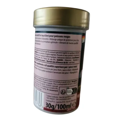 Goldfish Gold Couleur 30g - 100ml Aliment complet pour les poissons