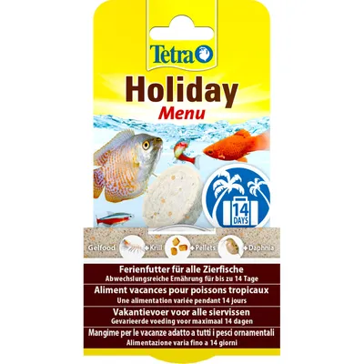 Tetra - Holiday menu  30g Aliment pour les poissons tropicaux