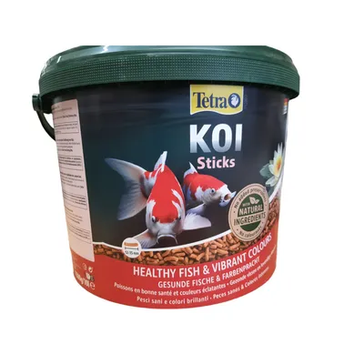 Aliment complet flottant Koï stick 10 litres , 1,5 kg pour carpes koï de ba