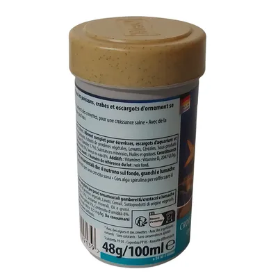 Wafer mix nourriture poisson de fond et crustacés 48 g -100 ml