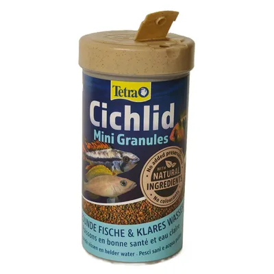 Cichlid mini granules 110 g 250 ml nourriture pour Cichlidés de 3 à 6 cm