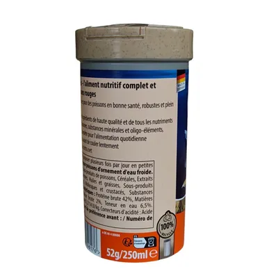 Goldfish Flocons 52 g - 250 ml Aliment complet pour les poissons