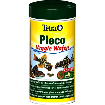 Tetra - Pleco veggie wafers, aliment complet pour poissons de fond herbivor