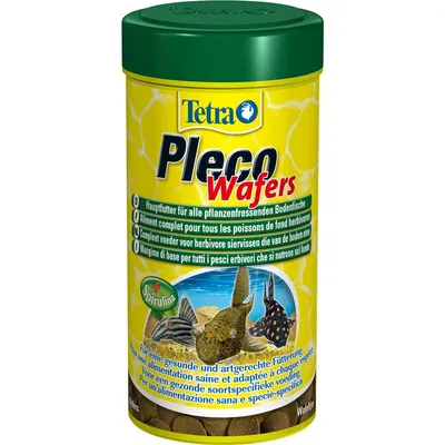 Pleco veggie wafers, aliment complet pour poissons de fond herbivores 110g/