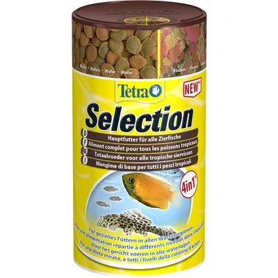 Menu Selection 4 aliment complet pour poissons tropicaux 95g/250ml Menu Selection 4 aliment complet pour poissons tropicaux 95g/250ml