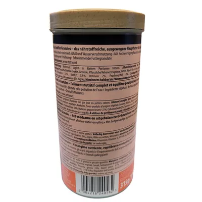 Tetra - Goldfish Granules  315g - 1 litre Aliment complet pour les poissons