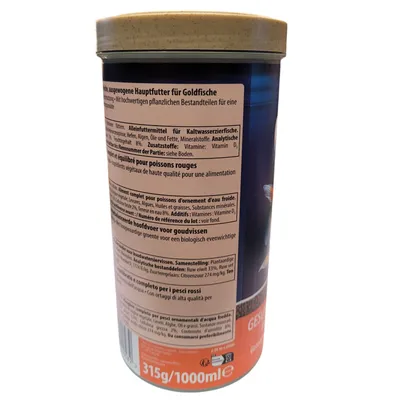 Goldfish Granules  315g - 1 litre Aliment complet pour les poissons