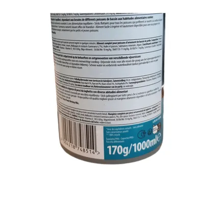 Aliment complet Multi Mix 1 litre , 170 g pour poisson d'ornement de bassin