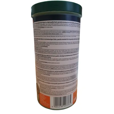 Goldfish mini pellets 2-3 mm 1 Litre -350 g pour poissons  de bassin j