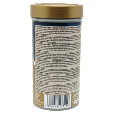 Goldfish Gold Japonais 145g - 250ml Aliment complet pour les poissons Japon