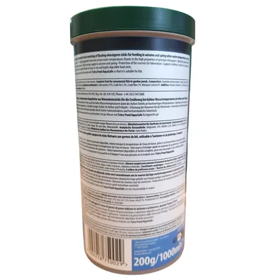 Nourriture en sticks Tetra Pond Wheatgerm pour poissons de bassin en eau fr Nourriture en sticks Tetra Pond Wheatgerm pour poissons de bassin en eau fr