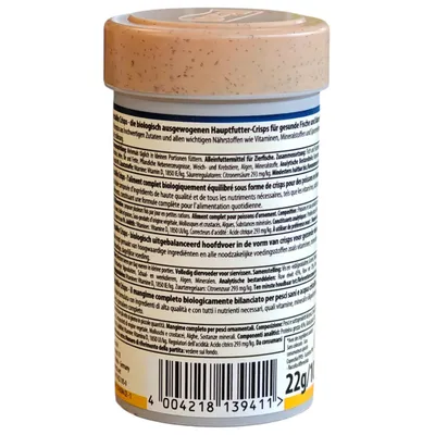 Min Crisps aliment complet pour poissons d'ornement 22g/100ml