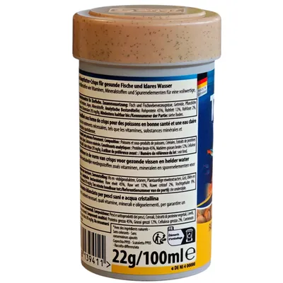 Min Crisps aliment complet pour poissons d'ornement 22g/100ml