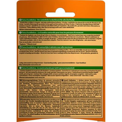 Friandises Daphnies" Daphnia" en gel 16 sticks de 3 g Fresh Delica nourritu