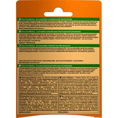 Friandises Daphnies" Daphnia" en gel 16 sticks de 3 g Fresh Delica nourritu Friandises Daphnies" Daphnia" en gel 16 sticks de 3 g Fresh Delica nourritu