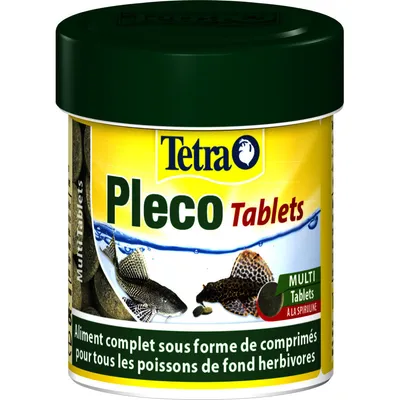 Tetra - Pleco Tablets Aliment complet pour grands poissons de fond herbivor Tetra - Pleco Tablets Aliment complet pour grands poissons de fond herbivor