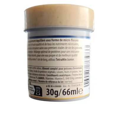 Min Baby alimentation pour bebe poissons d'ornement 30g/66ml