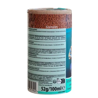Aliments pour crustacés Crusta menu 52 g - 100 ml nourriture pour crabes et Aliments pour crustacés Crusta menu 52 g - 100 ml nourriture pour crabes et