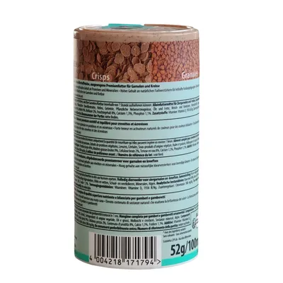 Aliments pour crustacés Crusta menu 52 g - 100 ml nourriture pour crabes et Aliments pour crustacés Crusta menu 52 g - 100 ml nourriture pour crabes et