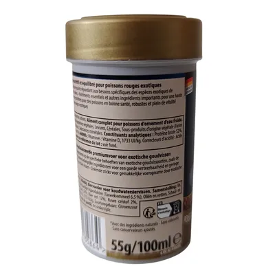 Goldfish Gold Japonais 55g - 100ml Aliment complet pour les poissons Japona