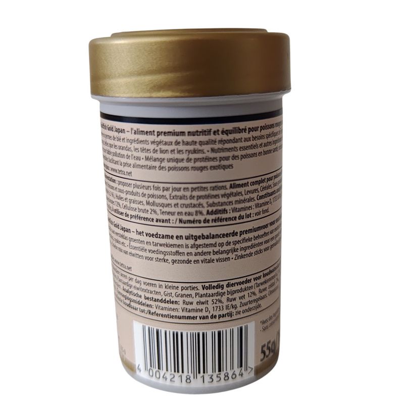 Tetra - Goldfish Gold Japonais 55g - 100ml Aliment complet pour les poisson