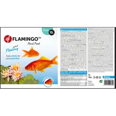 Nourriture poisson étang forme sticks seau 10 litres