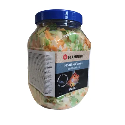 Nourriture poisson d'étang en flocons 2 litres soit 220g Nourriture poisson d'étang en flocons 2 litres soit 220g