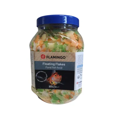 Nourriture poisson d'étang en flocons 2 litres soit 220g