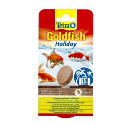 Tetra - Goldfish bloc vacances  2 x 12 g. Aliment gélifié pour les poissons