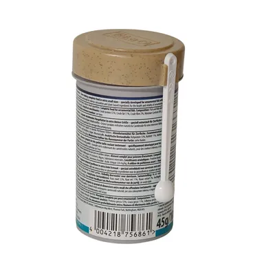Micro granules, aliment complet pour petit poisson tropicaux 45g/100ml