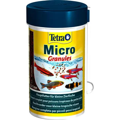 Micro granules, aliment complet pour petit poisson tropicaux 45g/100ml Micro granules, aliment complet pour petit poisson tropicaux 45g/100ml