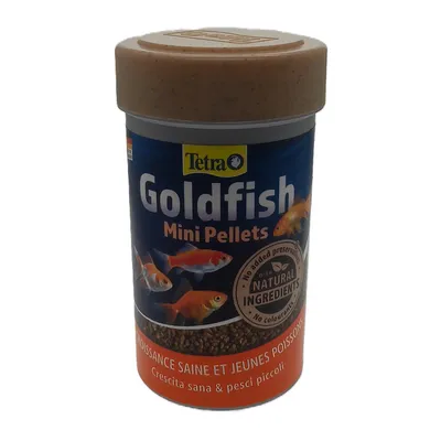 Goldfish Mini Pellets 42 g -100 ml Aliment complet pour les jeunes poissons