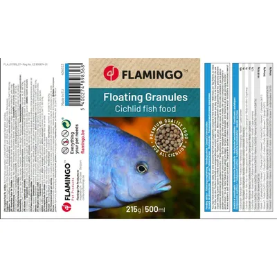 Flamingo - Aliment complet pour cichlidés 500 ml  215 g, poissons d'ornemen