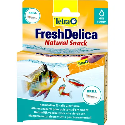 Tetra - Friandises Krill en gel 16 sticks de 3 g Fresh Delica nourriture po Tetra - Friandises Krill en gel 16 sticks de 3 g Fresh Delica nourriture po