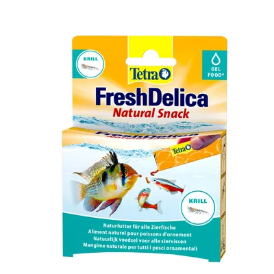 Tetra - Friandises Krill en gel 16 sticks de 3 g Fresh Delica nourriture po