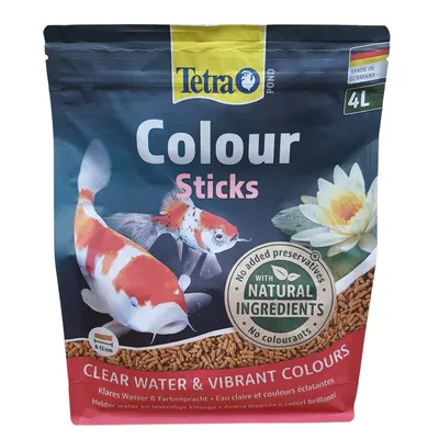 Tetra - Pond Sticks colour 8-12 mm, sac 4 litres 750g, TETRA pour poisson d