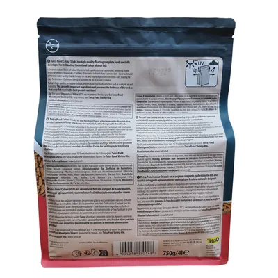 Tetra - Pond Sticks colour 8-12 mm, sac 4 litres 750g, TETRA pour poisson d